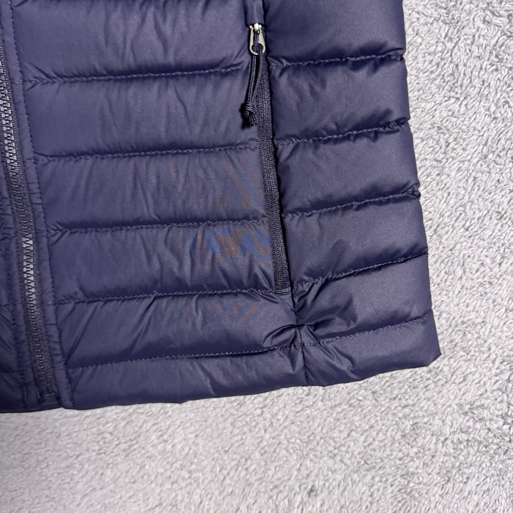 North Face Vest Womens S Gillet 700 Down Puffer Quilted Full Zip Hike Navy - Picture 3 of 14
